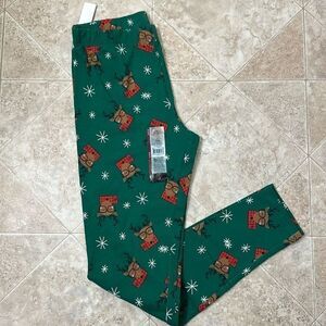 No Boundaries Juniors Holiday Print Leggings size small